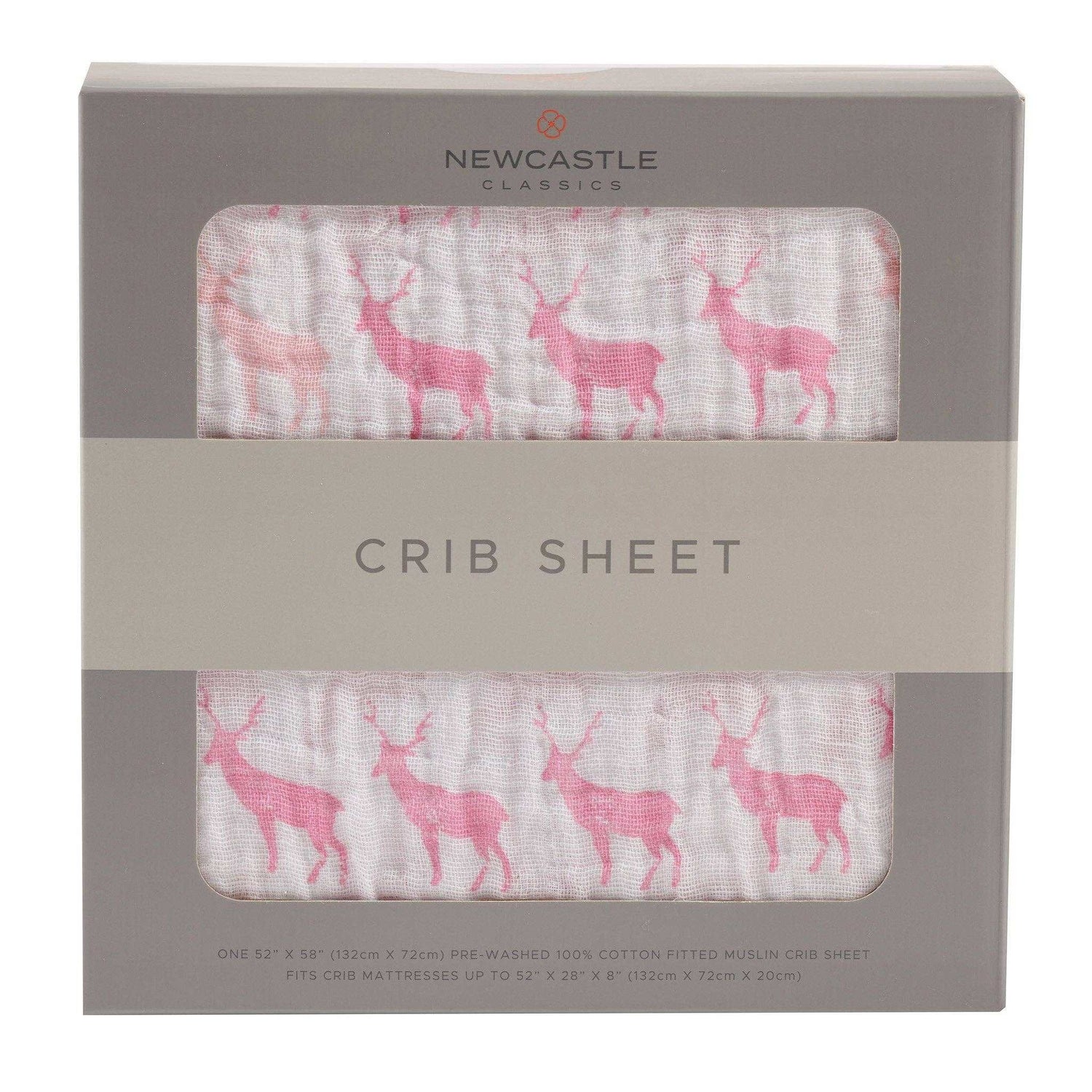 Newcastle Classics Newcastle Classics Cotton Muslin Crib Sheet with Breathable Design for Babies - Home & Garden > Linens & Bedding > Bedding > Bed Sheets Crib Sheet