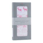 Newcastle Classics Newcastle Classics Plush Cotton Washcloth Set in Vibrant Pink for Luxurious Baths - Everetts Place