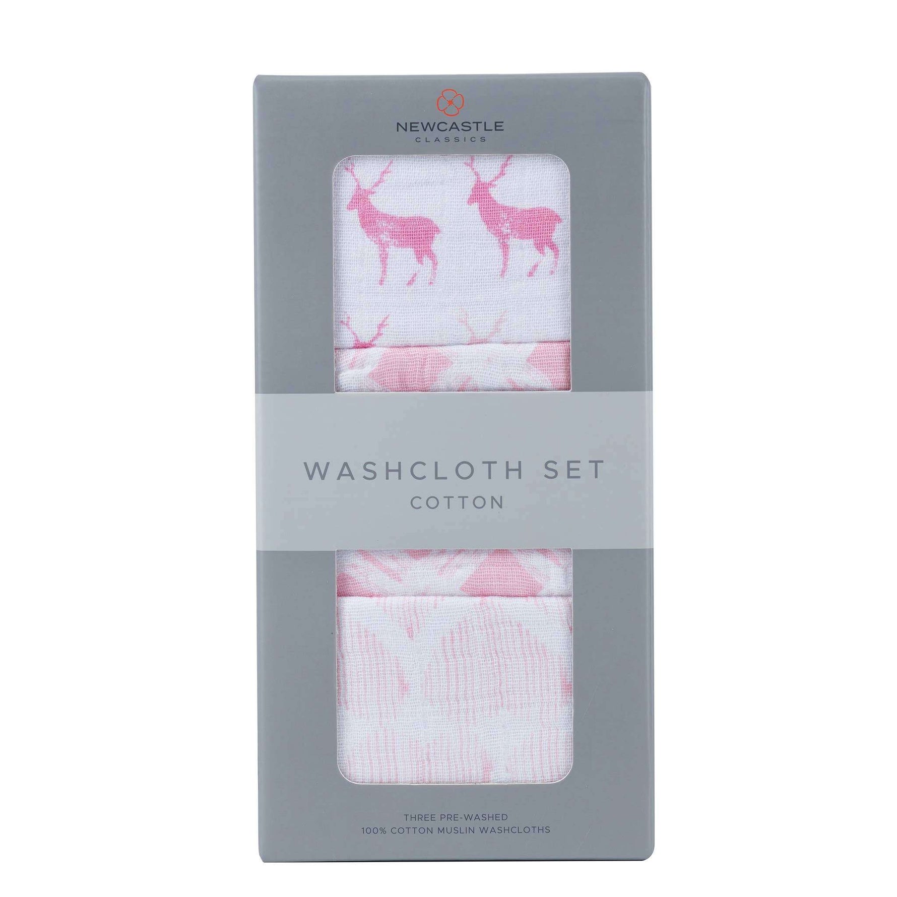 Newcastle Classics Newcastle Classics Plush Cotton Washcloth Set in Vibrant Pink for Luxurious Baths - Home & Garden > Linens & Bedding > Towels > Bath Towels & Washcloths > Washcloths Bathing