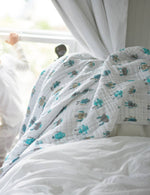 Newcastle Classics Newcastle Classics Robots Blanket For Kids 47 By 47 Inches Cotton MuslinEveretts Place
