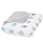 Newcastle Classics Newcastle Classics Robots Blanket For Kids 47 By 47 Inches Cotton MuslinEveretts Place