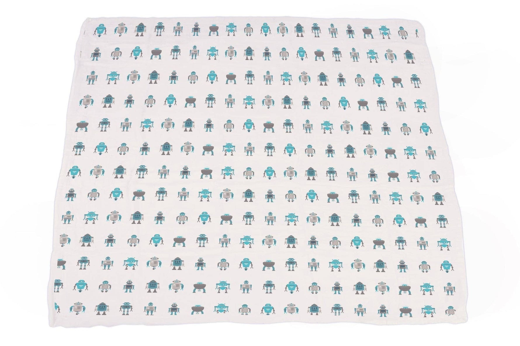 Newcastle Classics Newcastle Classics Robots Cotton Muslin Blanket 47x47 InchesEveretts Place