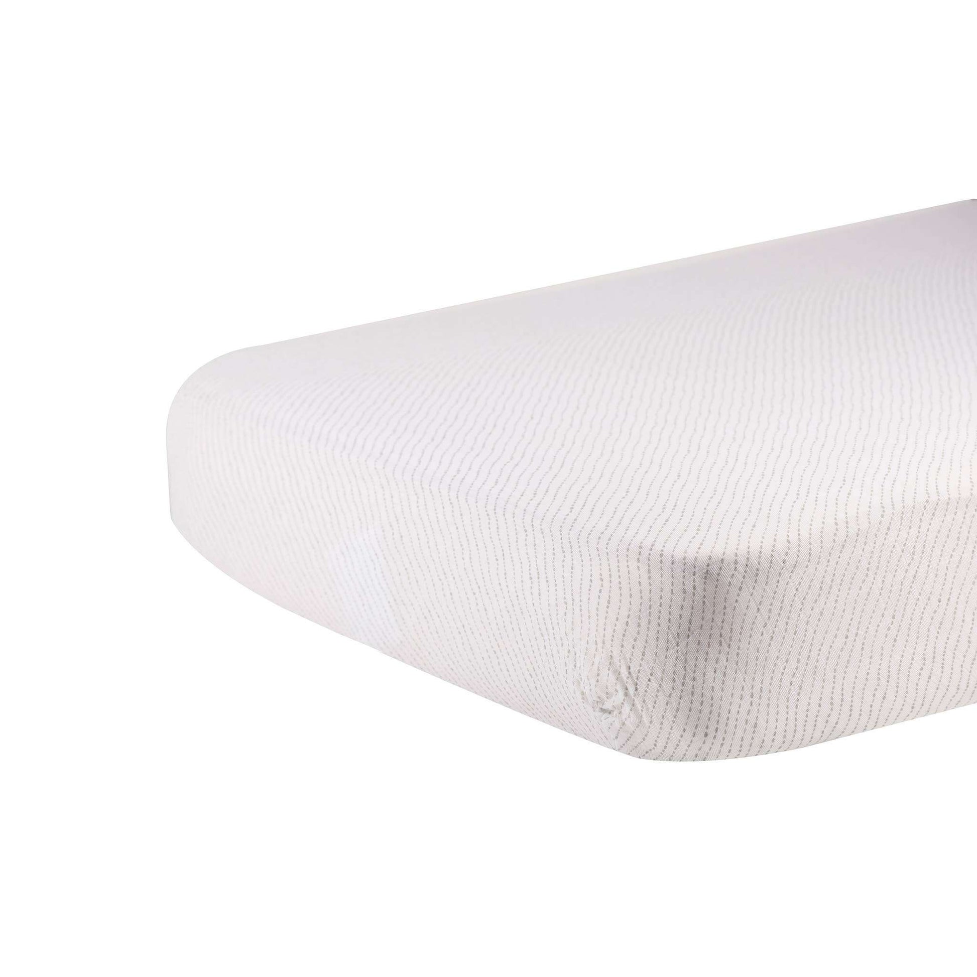 Newcastle Classics Spotted Wave Crib Sheet 100 Percent Natural Cotton Muslin 28x52 Inches Newcastle Classics