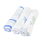 Newcastle Classics Newcastle Classics Starfish Swaddle Soft Natural Cotton Blanket for Babies - Everetts Place Boutique -