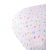 Newcastle Classics Newcastle Classics Watercolor Flower Crib Sheet 28x52 Cotton MuslinEveretts Place