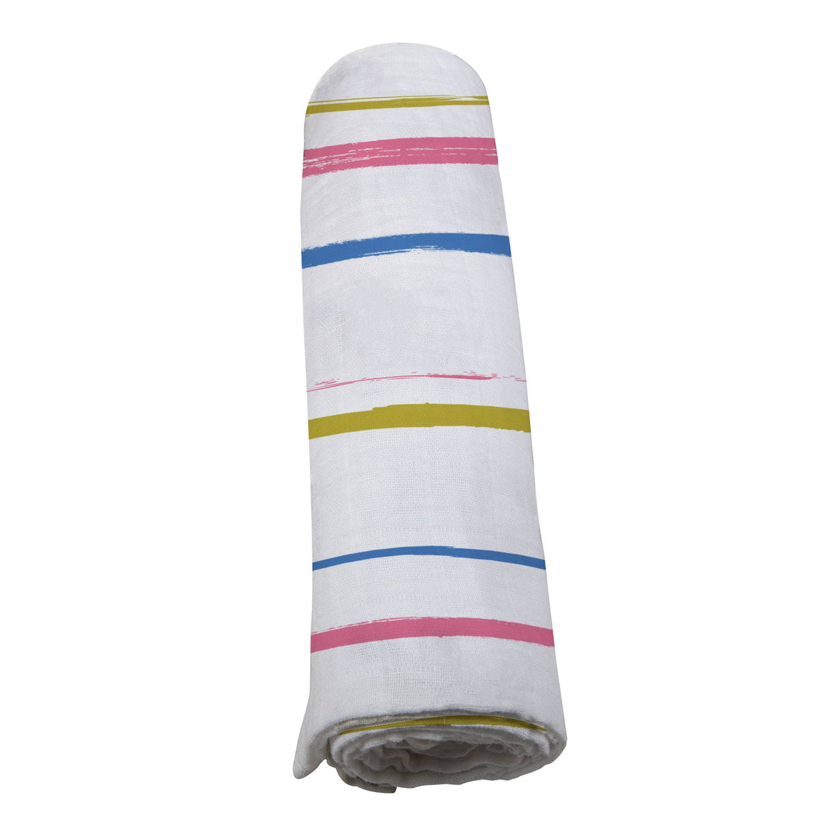 Newcastle Classics Newcastle Classics Watercolor Stripe Cotton Muslin Swaddle BlanketEveretts Place