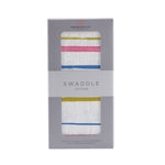 Newcastle Classics Newcastle Classics Watercolor Stripe Cotton Muslin Swaddle BlanketEveretts Place