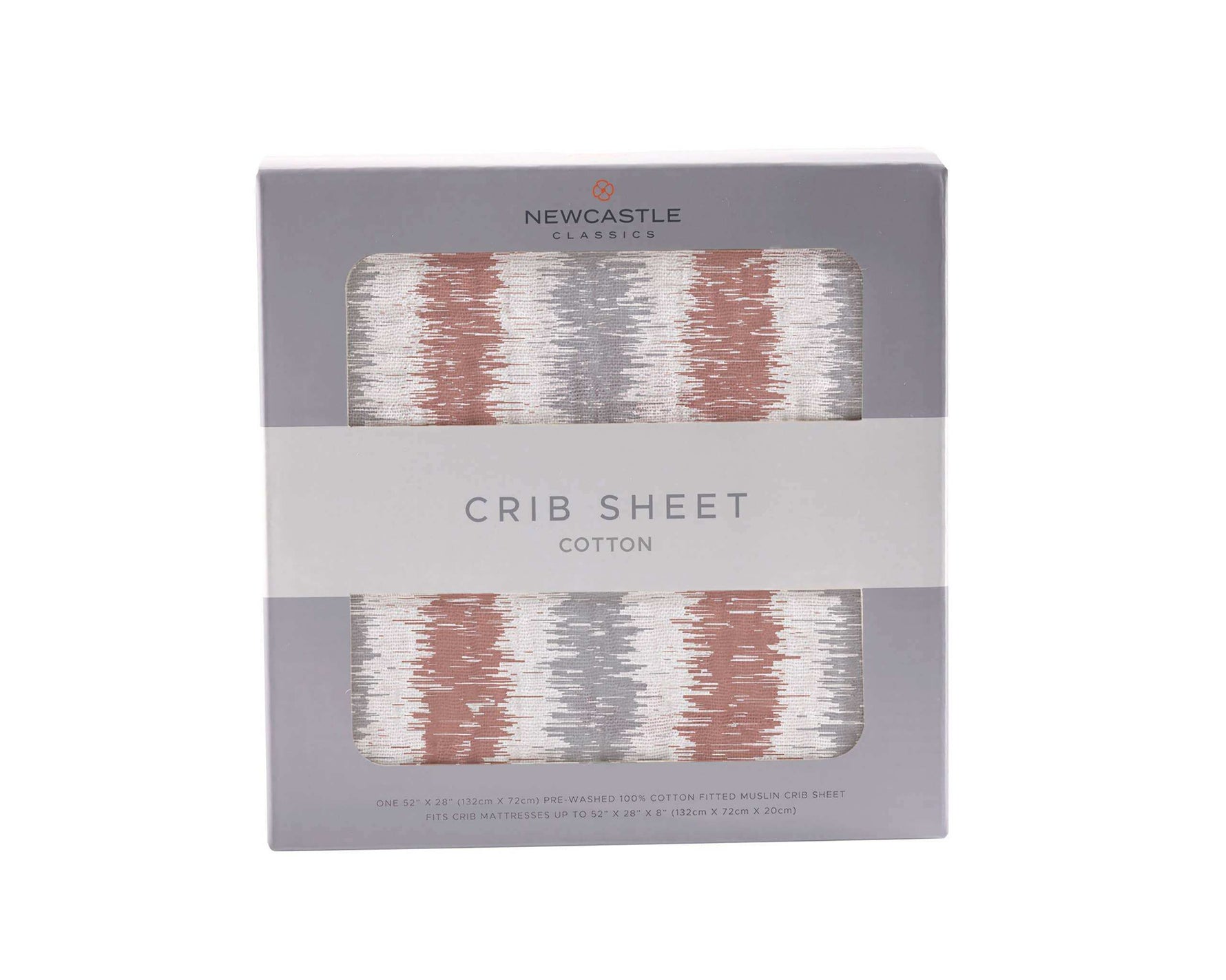 Newcastle Classics Newcastle Classics Western Stripe Crib Sheet in 100 Percent Cotton for Babies - Baby & Toddler Crib Sheet
