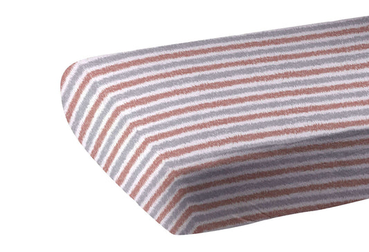 Newcastle Classics Western Stripe Crib Sheet 100 Percent Natural Cotton Muslin 28x52 Inches Newcastle Classics