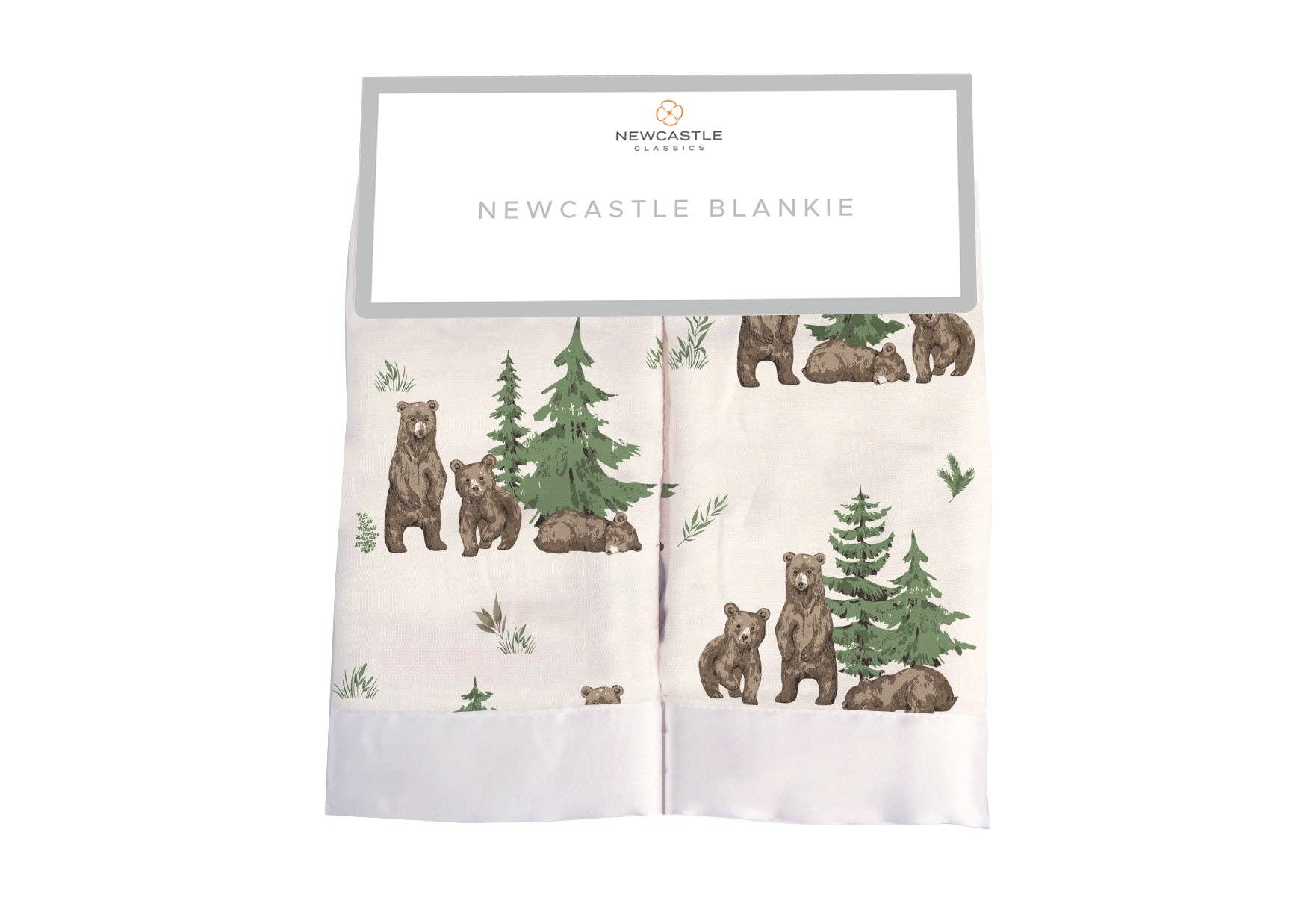 Newcastle Classics Newcastle Classics Wilderness Bear Bamboo Blankie For BabiesEveretts Place