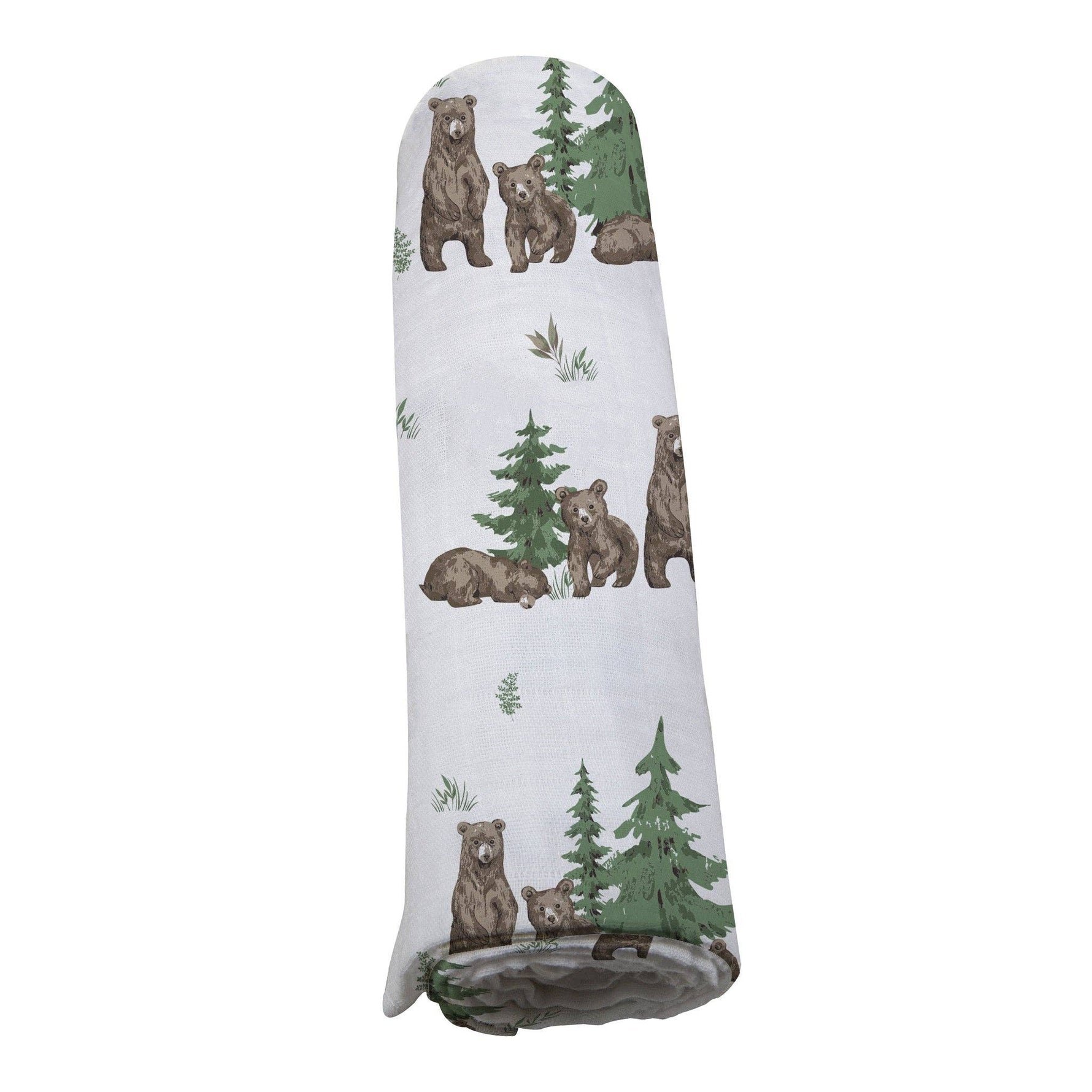 Newcastle Classics Newcastle Classics Wilderness Bear Bamboo Swaddle Muslin Baby Blanket BreathableEveretts Place