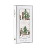 Newcastle Classics Newcastle Classics Wilderness Bear Bamboo Swaddle Muslin Baby Blanket BreathableEveretts Place