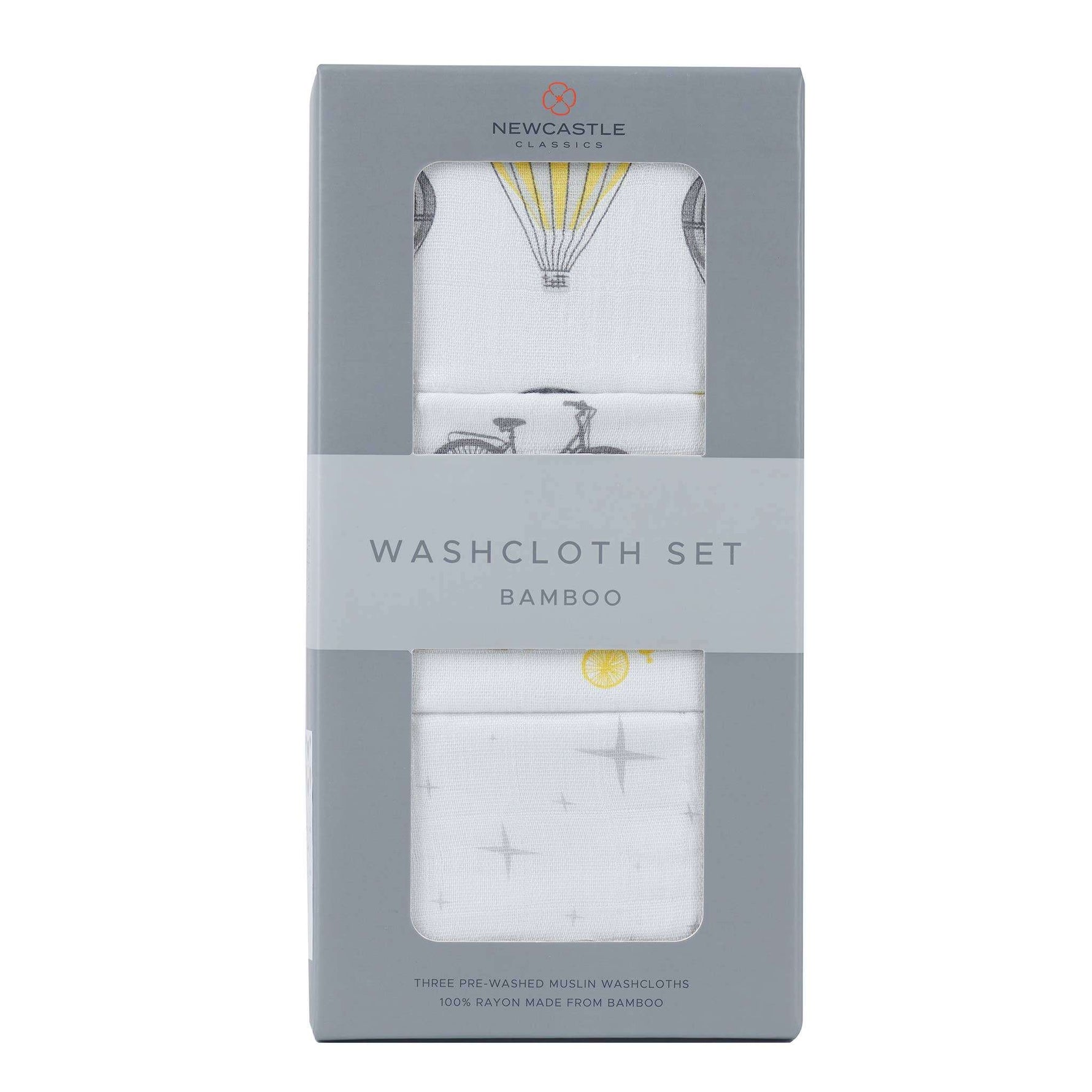 Newcastle Classics Newcastle Classics World Traveler Bamboo Washcloth Set 12 Inch x 12 Inch Natural Muslin Bath Essential - Home & Garden > Linens & Bedding > Towels > Bath Towels & Washcloths > Washcloths Washcloth Set