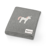 Bleu La La Knit Unicorn Blanket for Babies Made with 100 Percent Pure Cotton - Baby & Toddler > Swaddling & Receiving Blankets