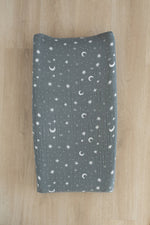 Mebie Baby Night Sky Muslin Changing Pad Cover - 