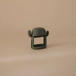 Mushie No Drop Cactus Teether Dried Thyme 100 Percent Food Grade Silicone - 