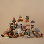 Mushie No Drop Dino Teether Tradewinds Made from Food Grade Silicone - Everetts Place Boutique - 