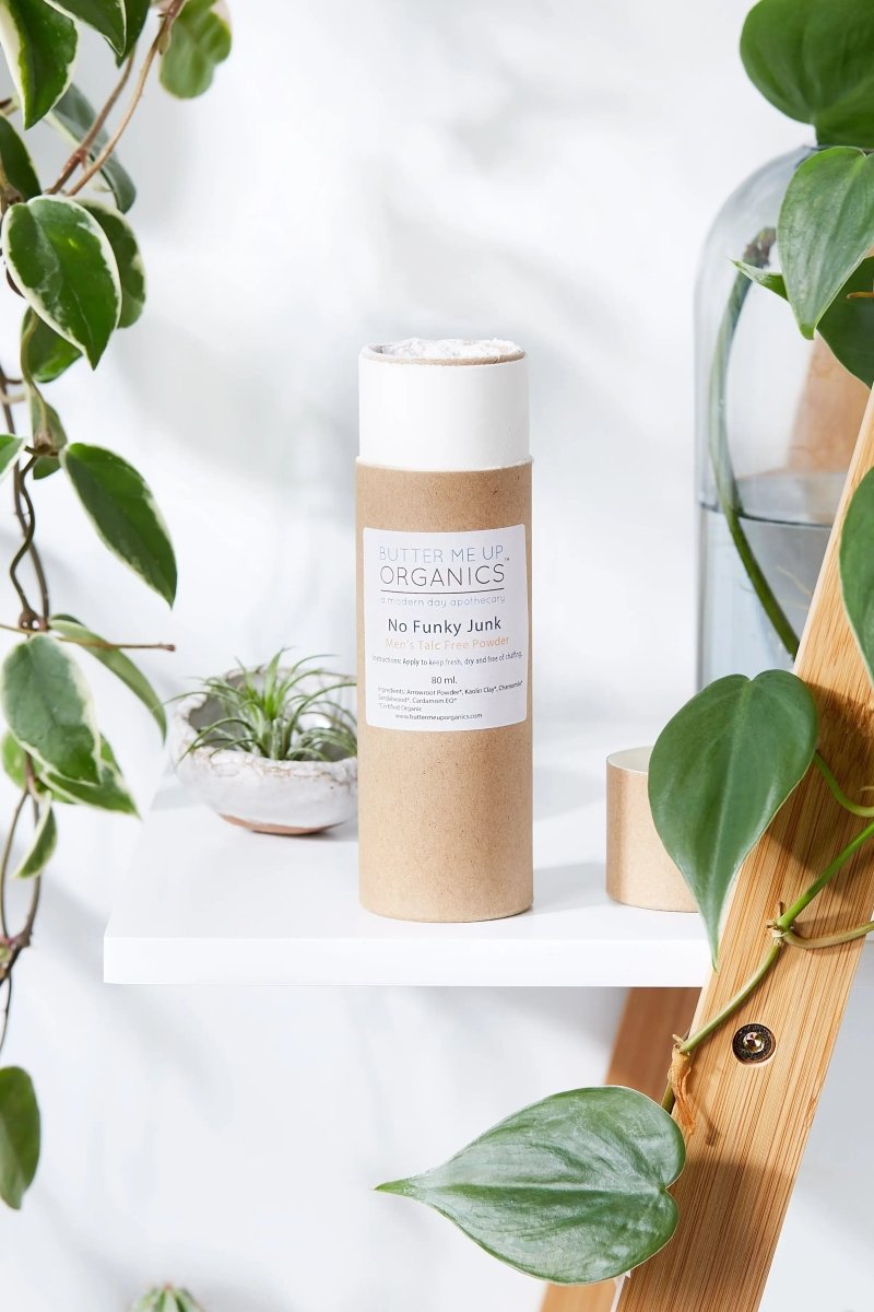 No Funky Junk Talc Free Body Powder with Natural Odor Control for Men - Everetts Place