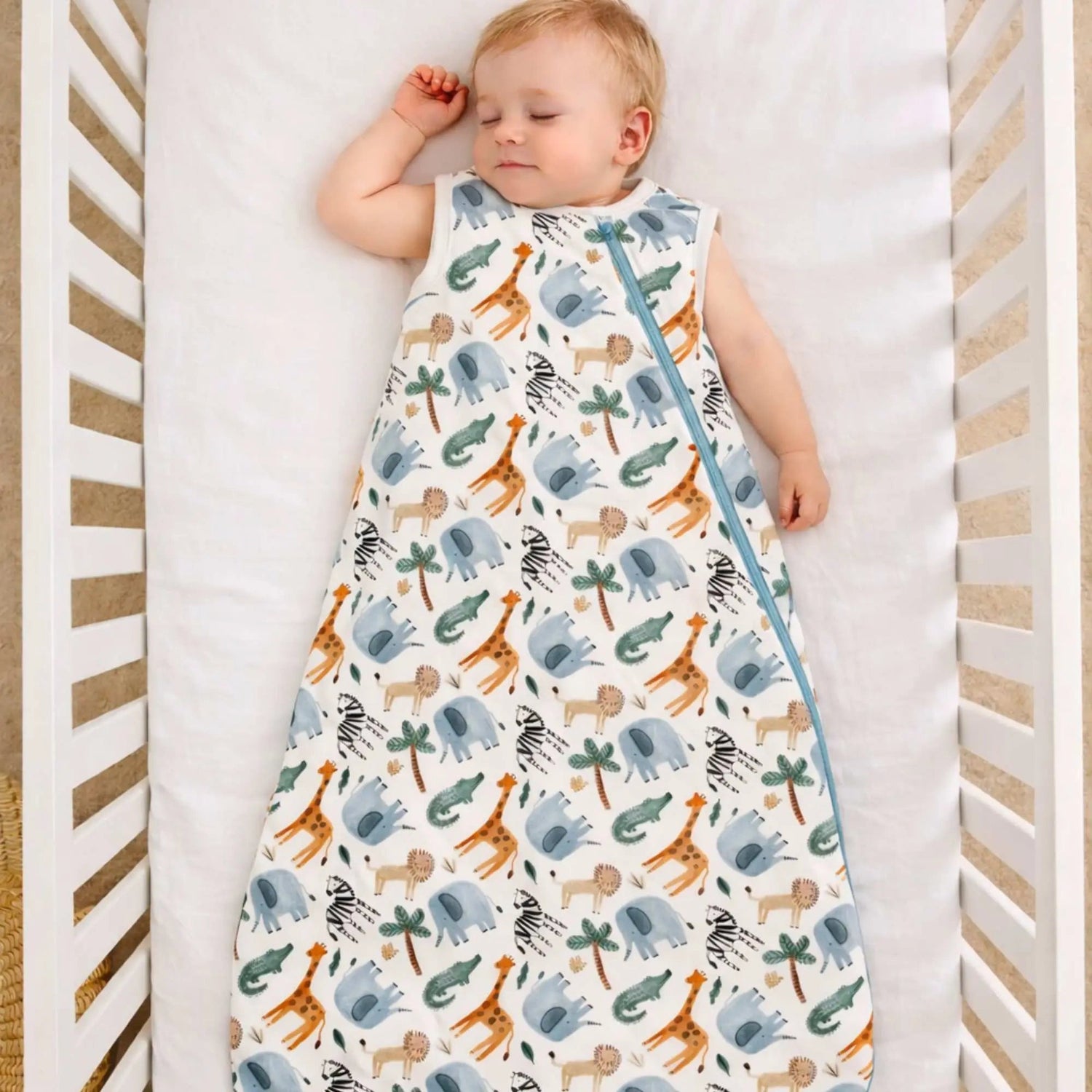 Norani Baby Norani Baby One And Done Sleep Sack Safari Animals All Season - 