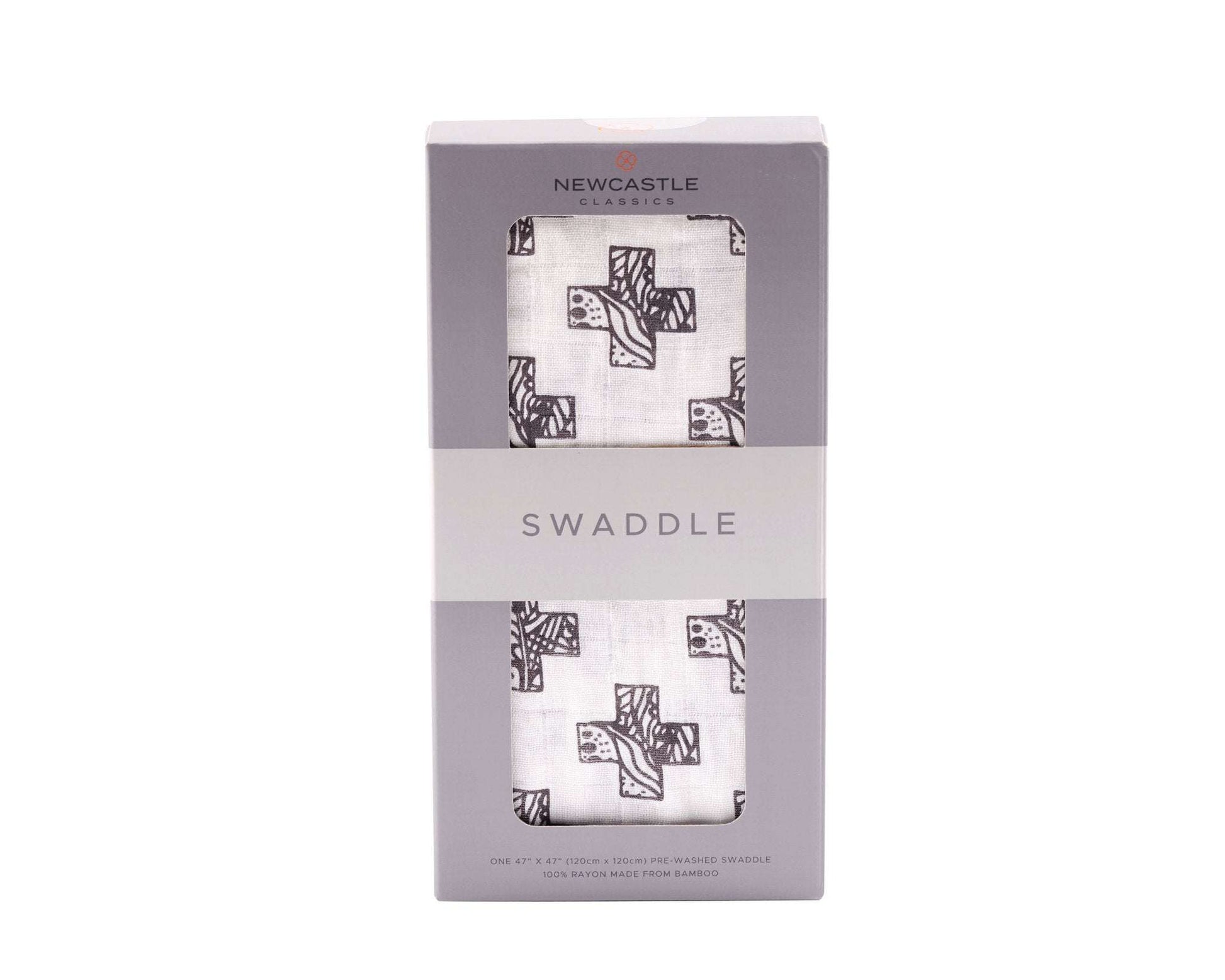 Nordic Stamp Bamboo Muslin Swaddle Soft Breathable Pre Washed Multi Use Baby Blanket Newcastle Classics