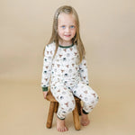 Little Joy Co. North Pole Pals 2pc Bamboo Pajamas Set For Kids Cozy - Everetts Place Boutique - 