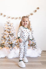 Little Joy Co. North Pole Pals 2pc Bamboo Pajamas Set For Kids Cozy - Everetts Place Boutique - 