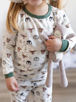 Little Joy Co. North Pole Pals 2pc Bamboo Pajamas Set For Kids Cozy - Everetts Place Boutique - 