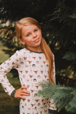 Little Joy Co. North Pole Pals 2pc Bamboo Pajamas Set For Kids Cozy - Everetts Place Boutique - 