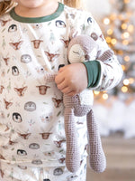 Little Joy Co. North Pole Pals 2pc Bamboo Pajamas Set For Kids Cozy - Everetts Place Boutique - 
