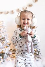 Little Joy Co. North Pole Pals 2pc Bamboo Pajamas Set For Kids Cozy - Everetts Place Boutique - 