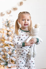 Little Joy Co. North Pole Pals 2pc Bamboo Pajamas Set For Kids Cozy - Everetts Place Boutique - 