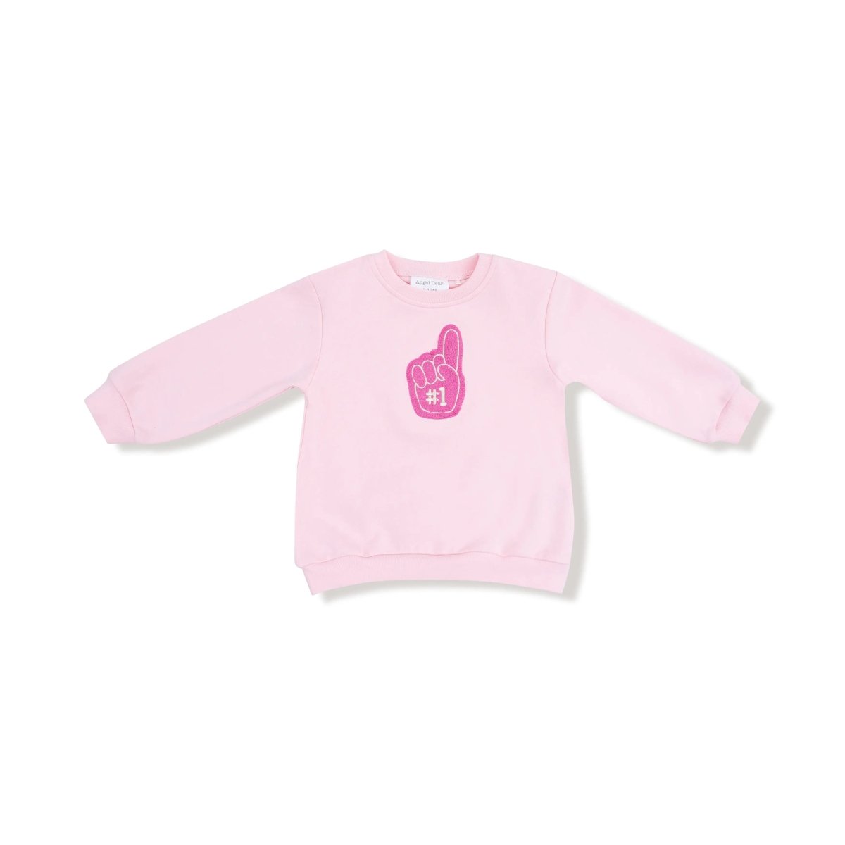 Angel Dear Number One Snuggles Oversized Sweatshirt For Kids Cozy - Everetts Place Boutique - 