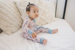 Little Joy Co. Nutcracker Print Bamboo Zippy Romper *Newborn left - 