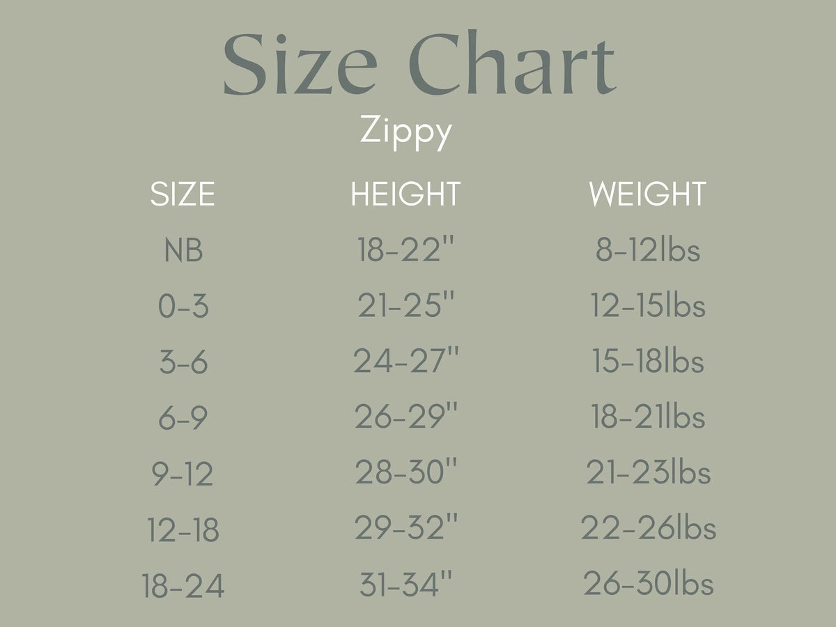 Little Joy Co. Nutcracker Print Bamboo Zippy Romper *Newborn left - 