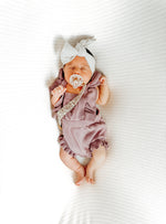 Little Mae & Co Oat Beige Baby Girl Bow HeadwrapEveretts Place