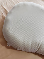 Little Mae & Co Oat Ribbed Baby Lounger Cover For Snuggle Me Lounger - Everetts Place Boutique - 