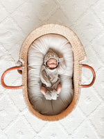 Little Mae & Co Oat Ribbed Baby Lounger CoverEveretts Place