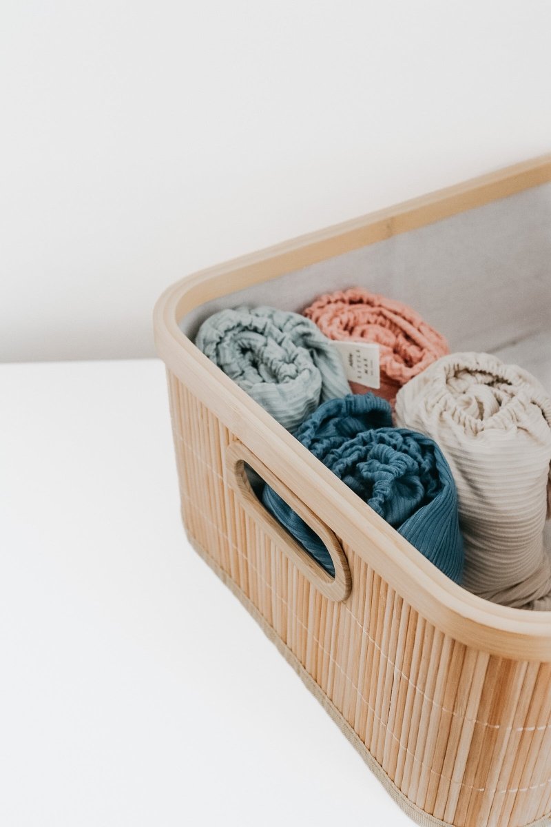 Little Mae & Co Oat Ribbed Changing Pad Cover Breathable Nursery Bedding - Everetts Place Boutique - 