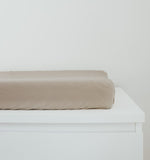 Little Mae & Co Oat Ribbed Changing Pad Cover Breathable Nursery Bedding - Everetts Place Boutique - 