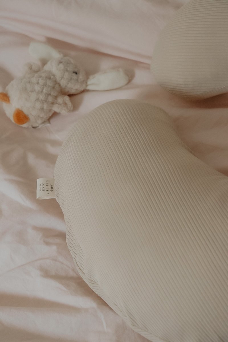 Little Mae & Co Oat Ribbed Nursing Pillow Cover for Feeding and Tummy Time - Everetts Place Boutique - 