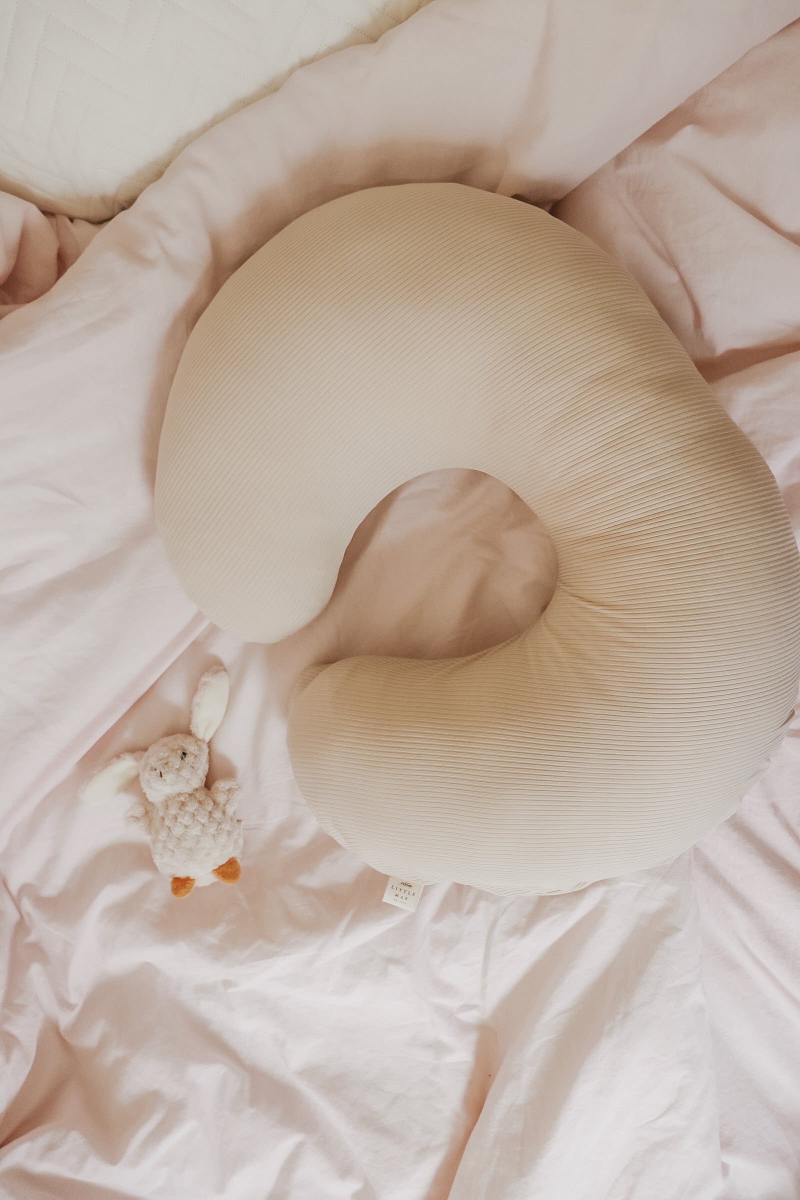 Little Mae & Co Oat Ribbed Nursing Pillow CoverEveretts Place