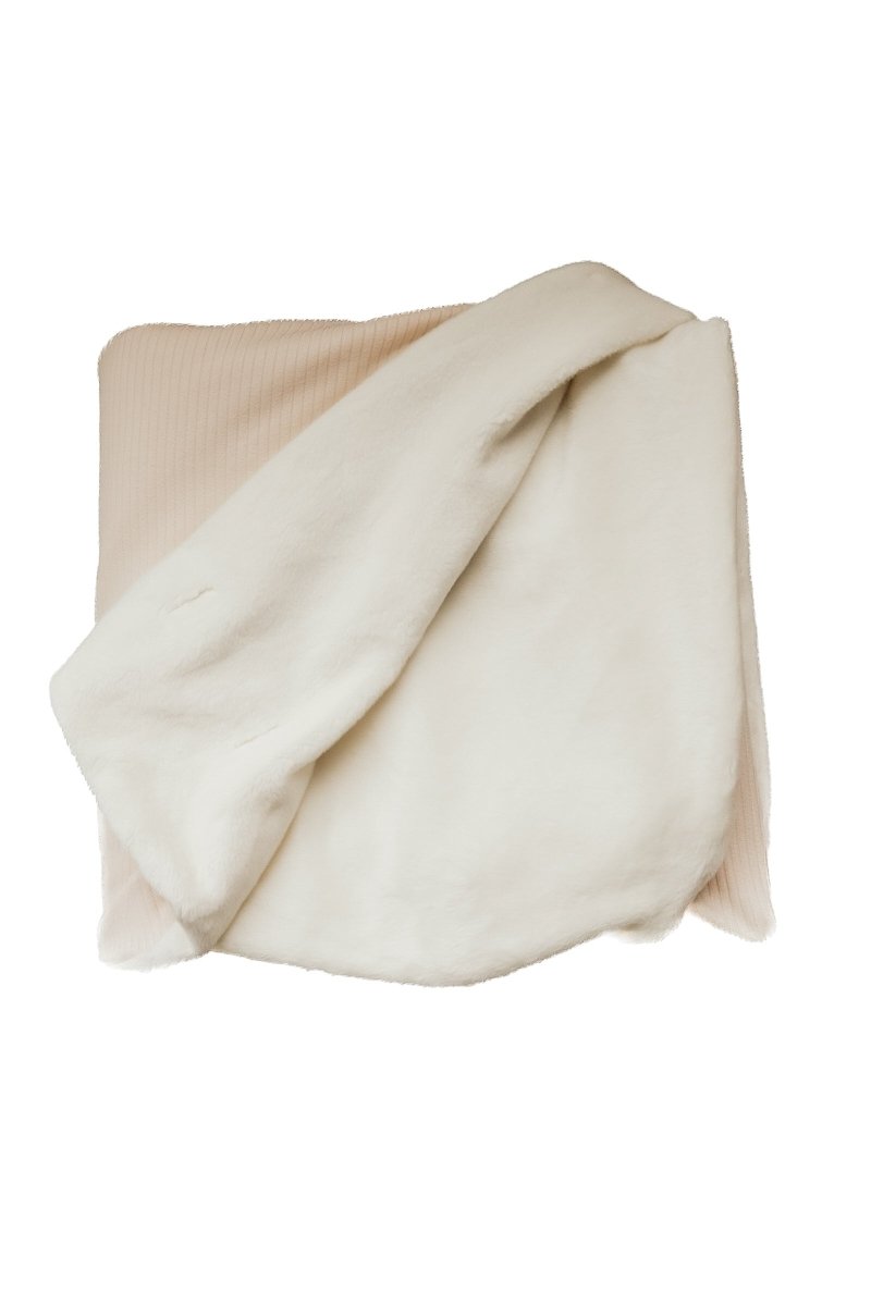 Little Mae & Co Oat Ribbed Toddler Blanket Cozy Crib and Stroller Essential - Everetts Place Boutique - 