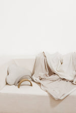 Little Mae & Co Oat Ribbed Toddler Blanket Cozy Crib and Stroller Essential - Everetts Place Boutique - 