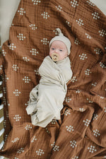 Mebie Baby Oatmeal Bamboo Newborn Knot Hat Mebie Baby OEKO TEX Certified 0 To 3 Months - 