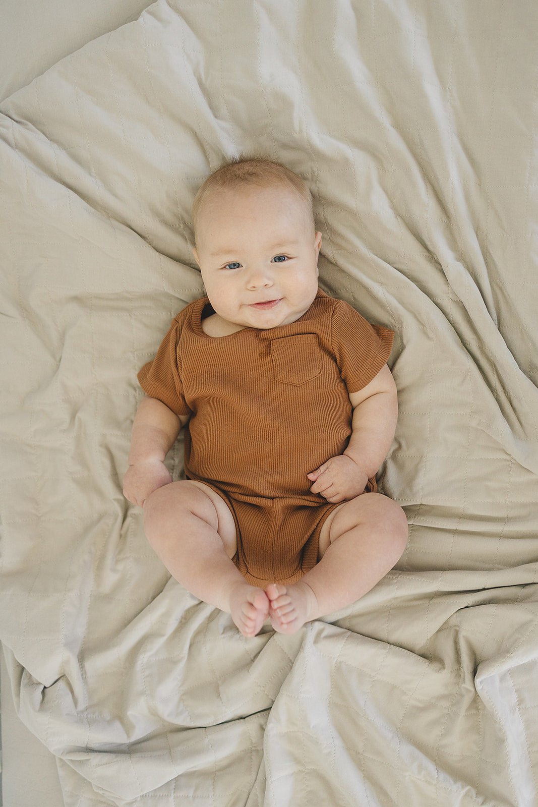 Mebie Baby Oatmeal Bamboo Quilt - 
