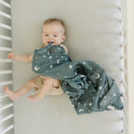 Mebie Baby Oatmeal Bamboo Stretch Crib Sheet - 