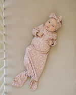Mebie Baby Oatmeal Bamboo Stretch Crib Sheet - 