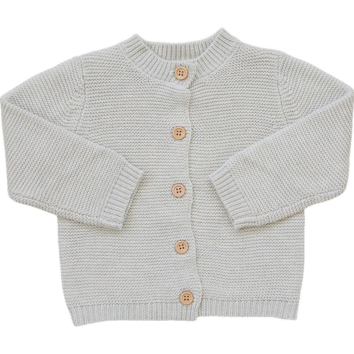 Mebie Baby Oatmeal Knit Button Down Baby Cardigan 100 Percent Cotton - 