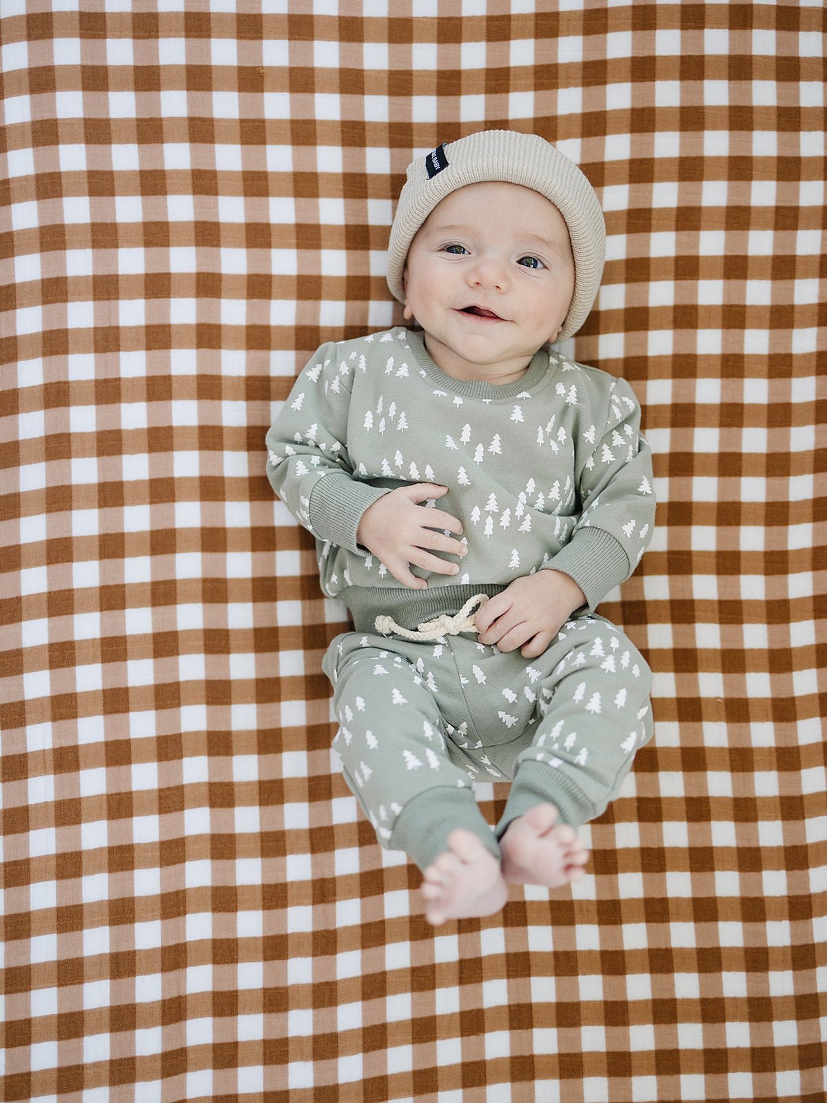 Mebie Baby Oatmeal Mebie Baby Beanie - 