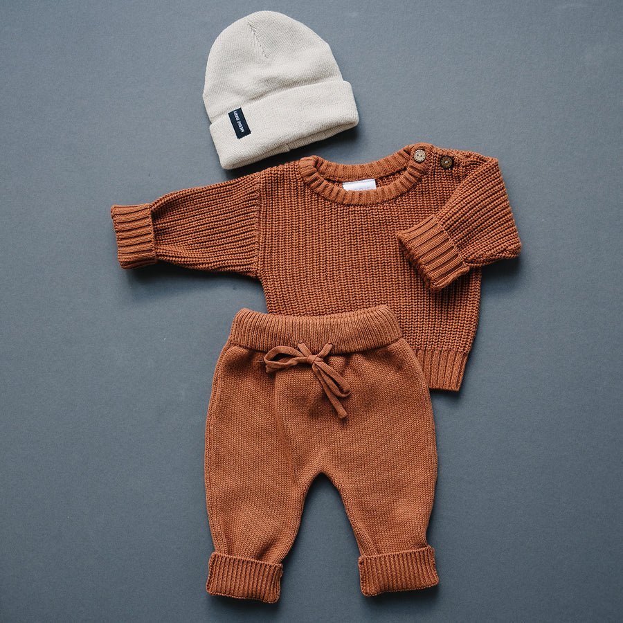 Mebie Baby Oatmeal Mebie Baby Beanie - 